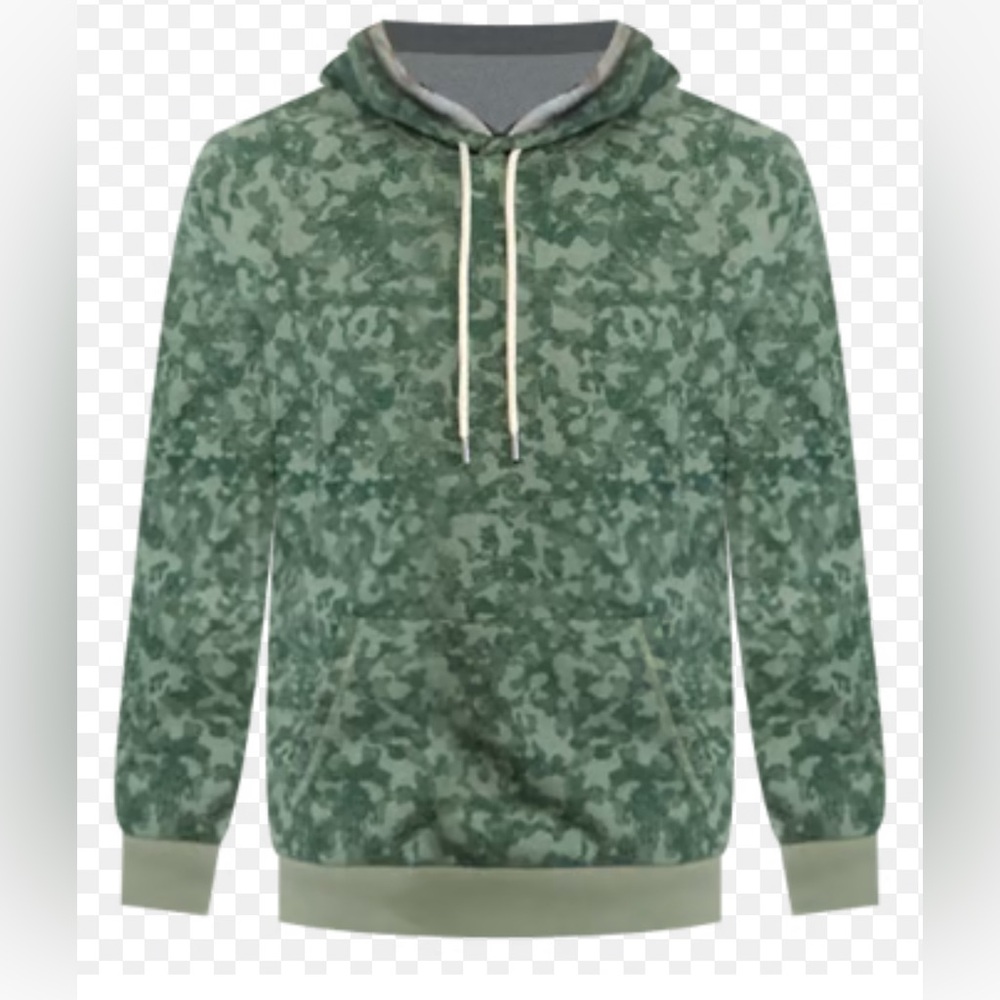 Zelos NWT Green Camouflage Hoodie Men’s Large - Picture 2 of 3